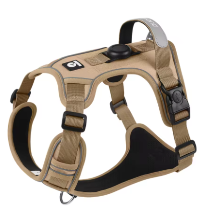 Comfortable no-pull dog harness providing secure control during walks