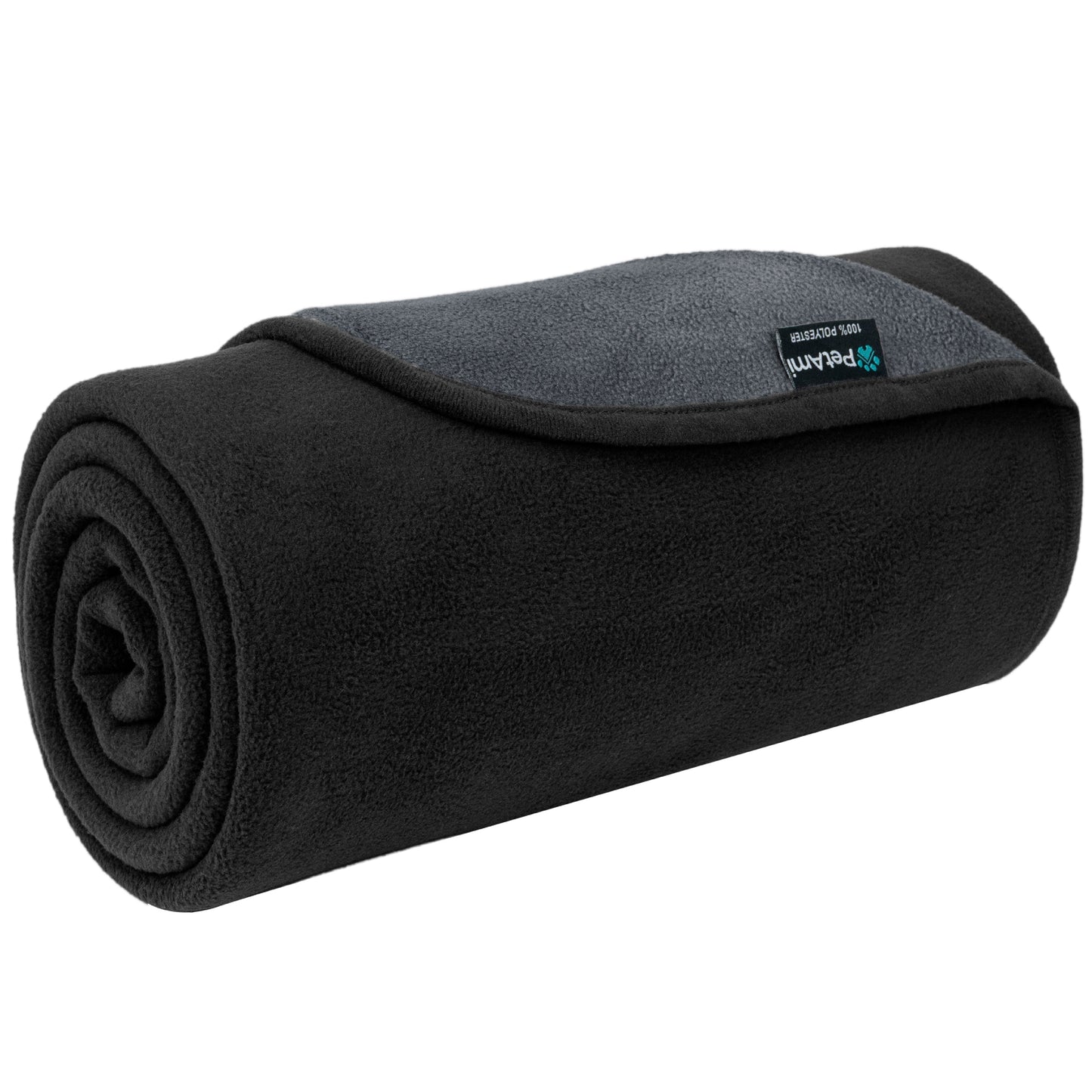 Machine washable waterproof pet blanket with cozy fleece lining and leak-proof layer